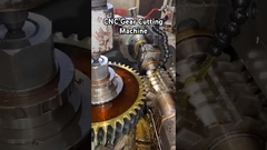 CNC 歯車切削盤 #テクノロジー #機械 #CNC